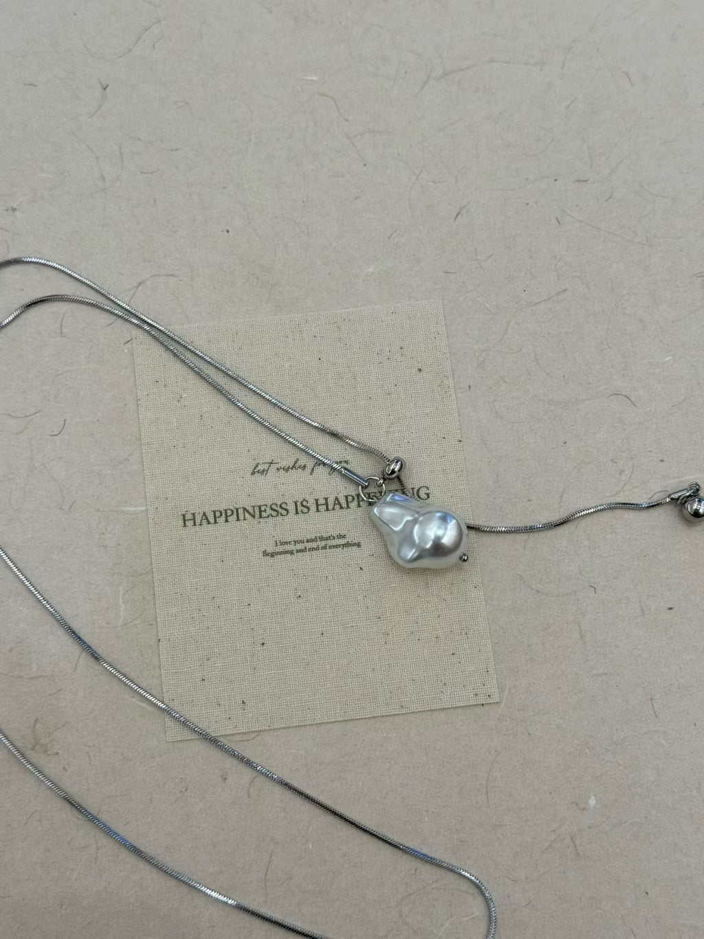 Pearl Sweater Necklace