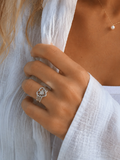 Filigree Heart Multi-Band Open Ring